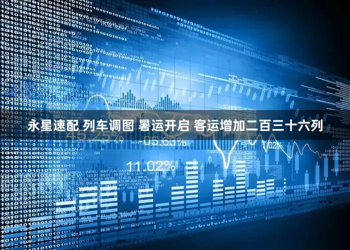 永星速配 列车调图 暑运开启 客运增加二百三十六列